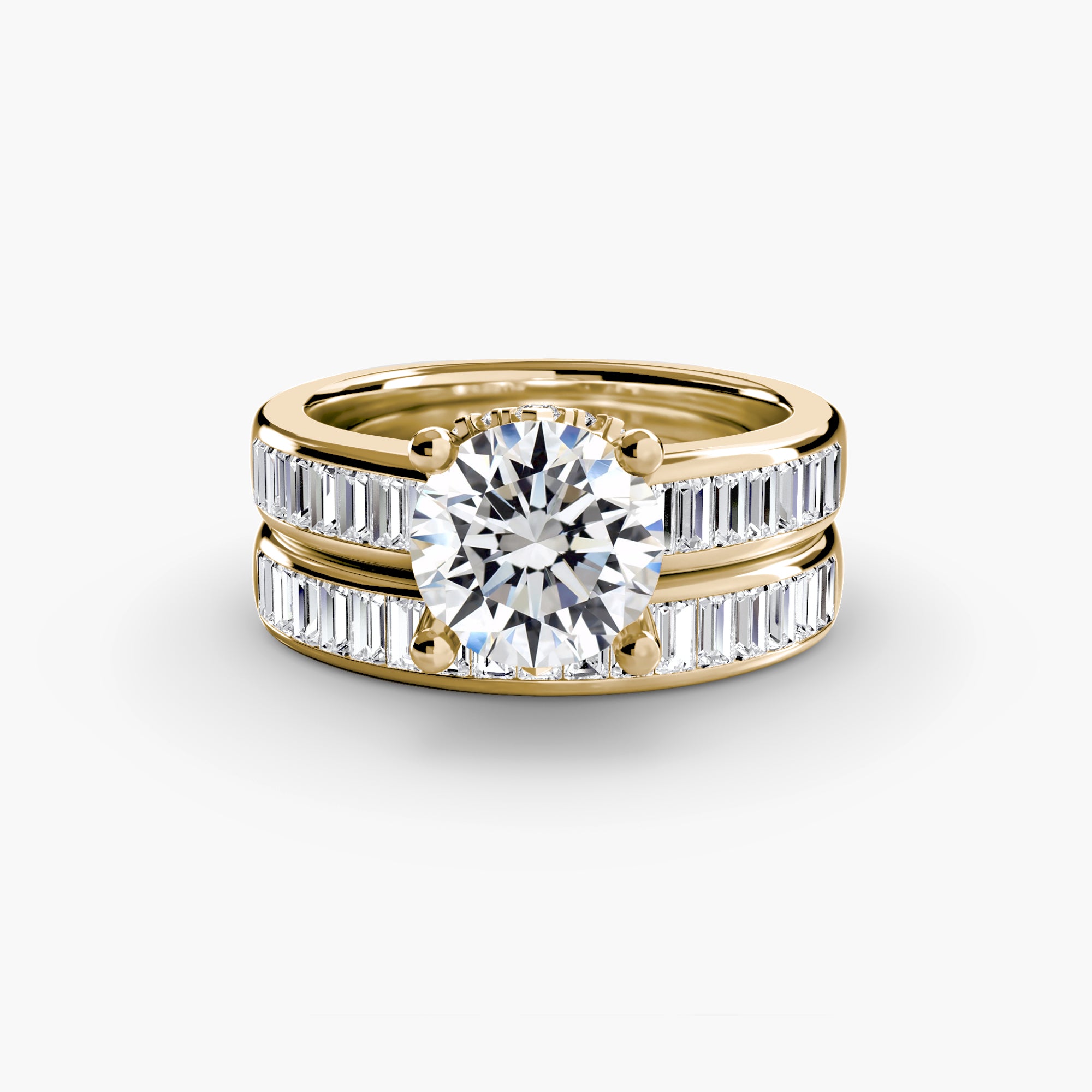 Baguette Channel Solitaire